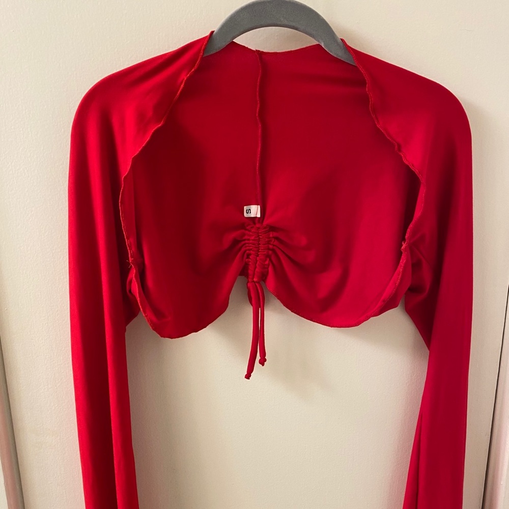 Mia Brazilia Black Shrug with Bell Sleeves
